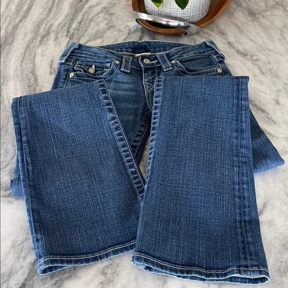 True Religion Beccy straight legs jeans size 24 - Picture 8 of 8